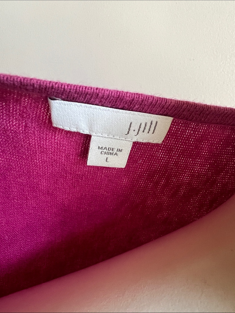 J. Jill linen Magenta Tie-Hem Tunic - Picture 2 of 6